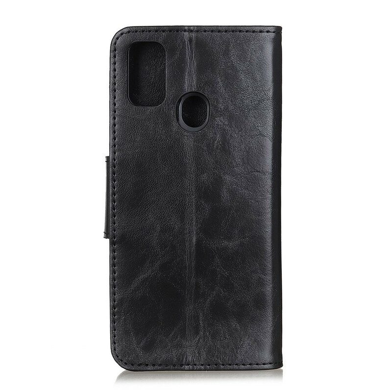 Lederhüllen Für Xiaomi Redmi 9C Flip Case Magnetische Klappe