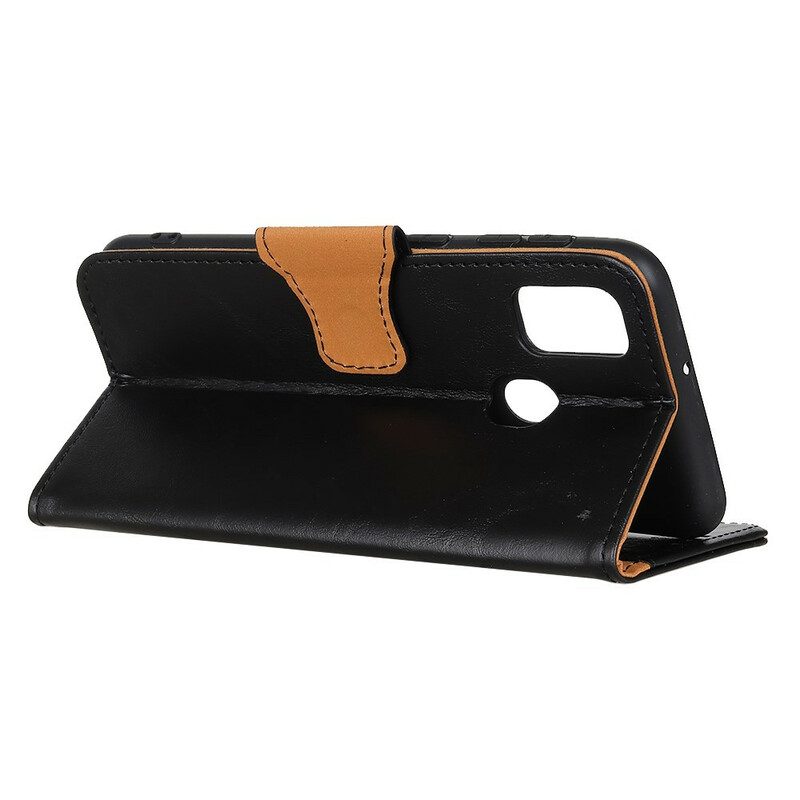 Lederhüllen Für Xiaomi Redmi 9C Flip Case Magnetische Klappe
