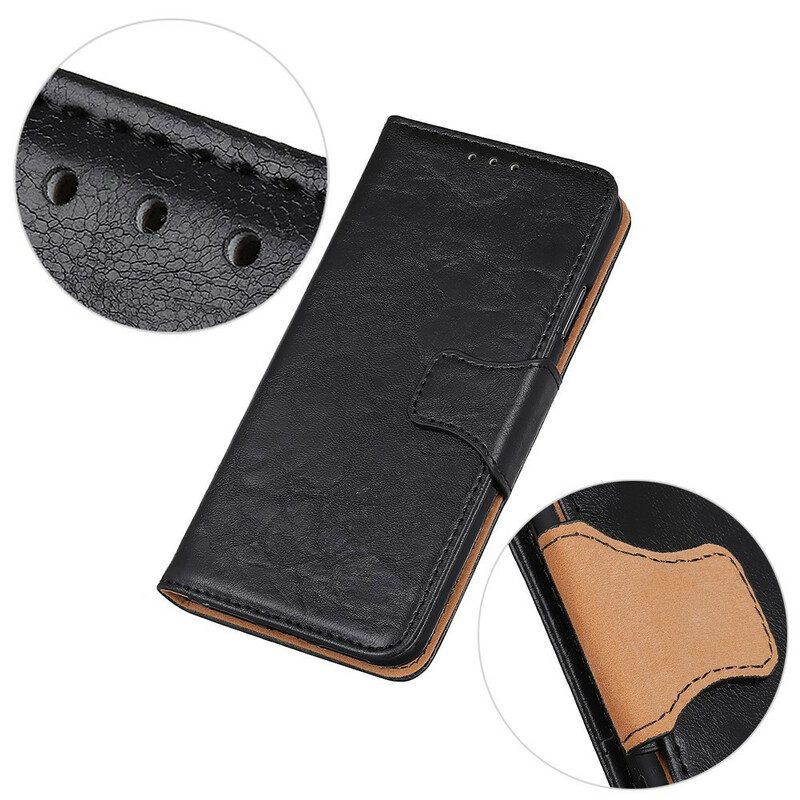 Lederhüllen Für Xiaomi Redmi 9C Flip Case Magnetische Klappe