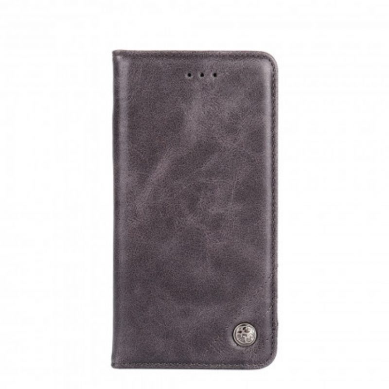 Schutzhülle Für Xiaomi Redmi 9C Flip Case Stil Lederniete
