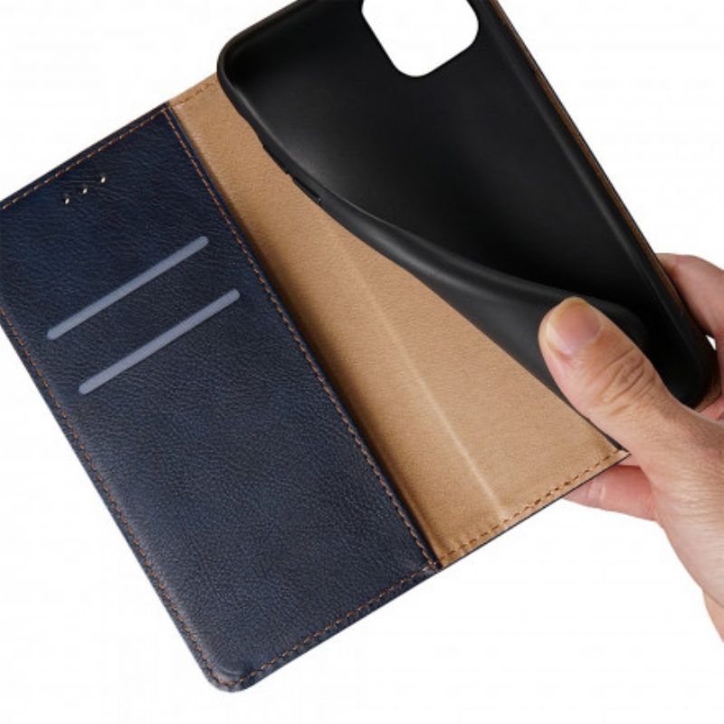 Schutzhülle Für Xiaomi Redmi 9C Flip Case Vintage-lederstil