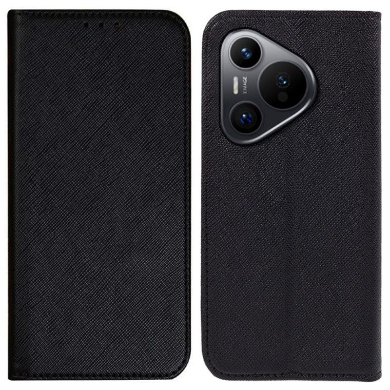 Flip Case Huawei Pura 70 Kreuztextur