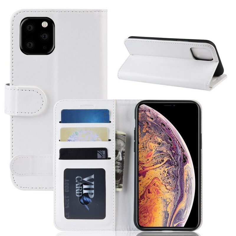 Lederhüllen Für iPhone 11 Pro Max Stil: Lederdesign