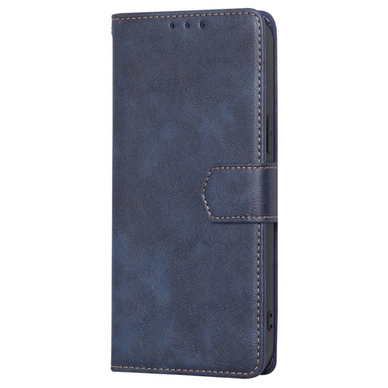 Lederhüllen Für Samsung Galaxy M13 Vintage-kunstleder Und Nähte