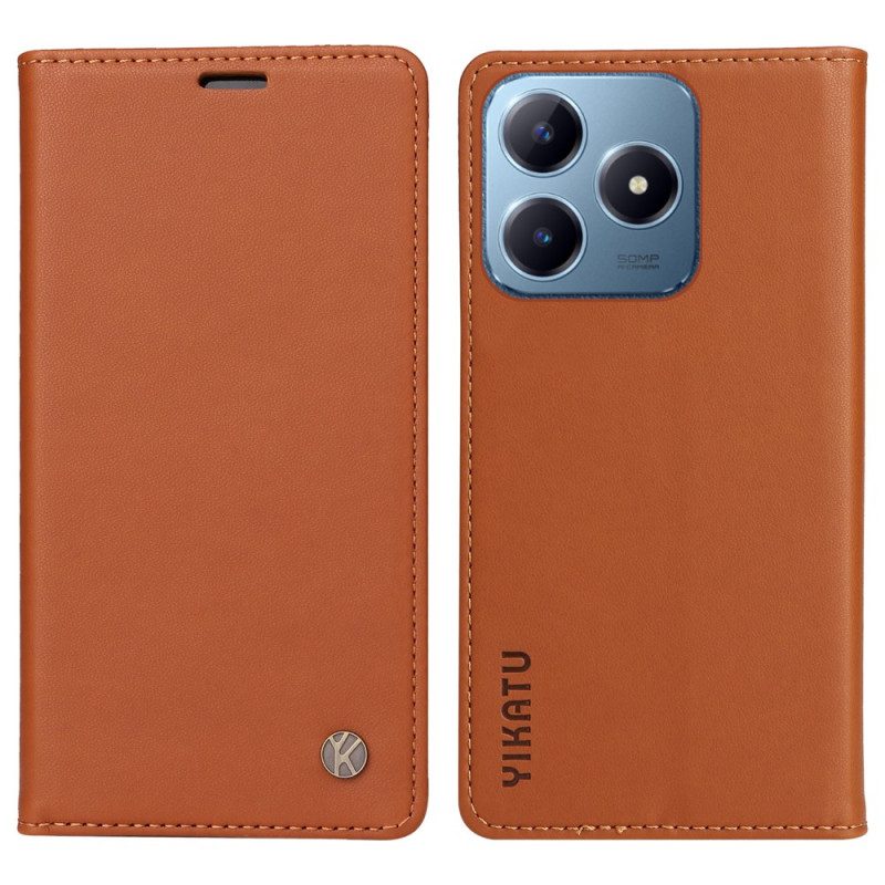Flip Case Für Realme C63 Yikatu