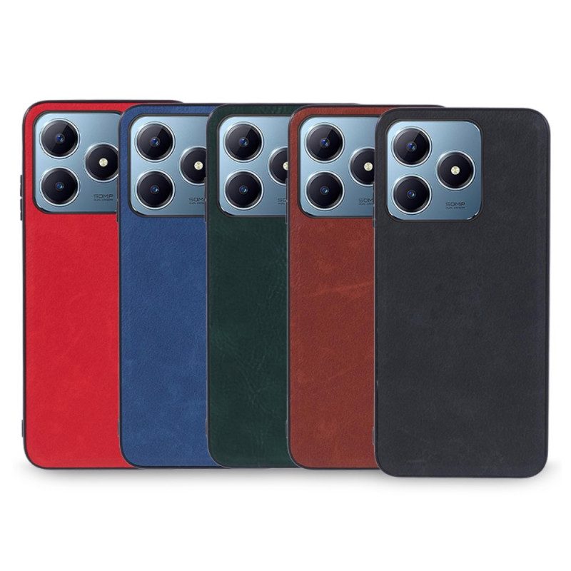 Hülle Realme C63 Handyhülle Lederoptik