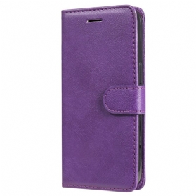 Lederhüllen Für Realme C63 Schlichtes Kunstleder