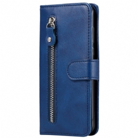 Lederhüllen Realme C63 Handyhülle Reißverschlusstasche