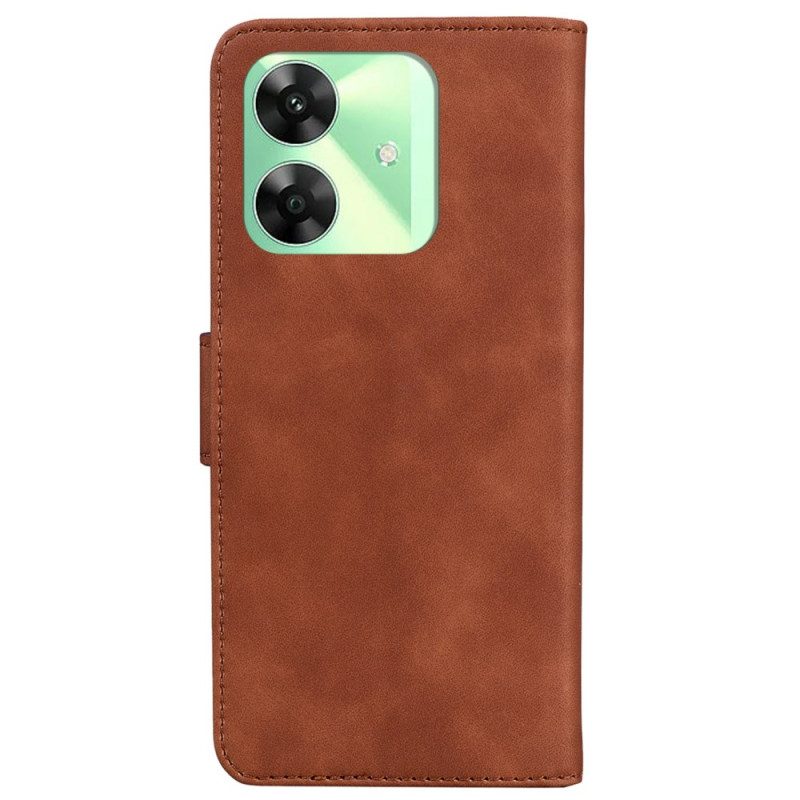 Lederhüllen Realme C63 Wildlederoptik