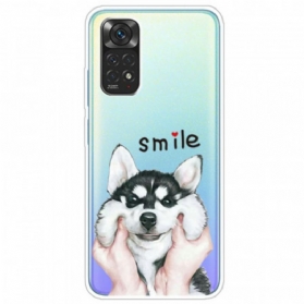 Handyhülle Für Xiaomi Redmi Note 11 / 11S Lächle Hund