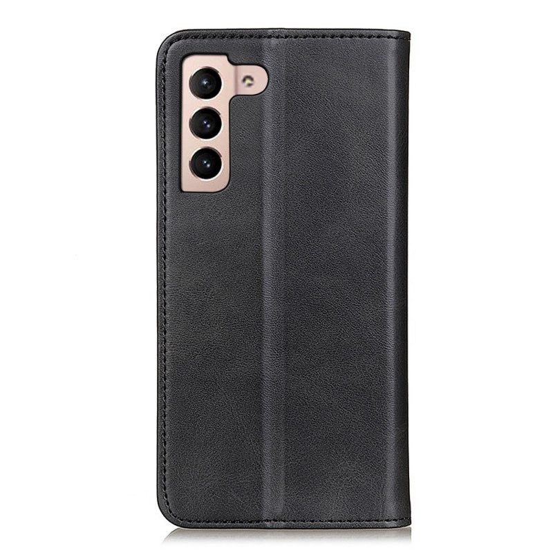 Schutzhülle Für Samsung Galaxy S22 Plus 5G Flip Case Elegantes Spaltleder