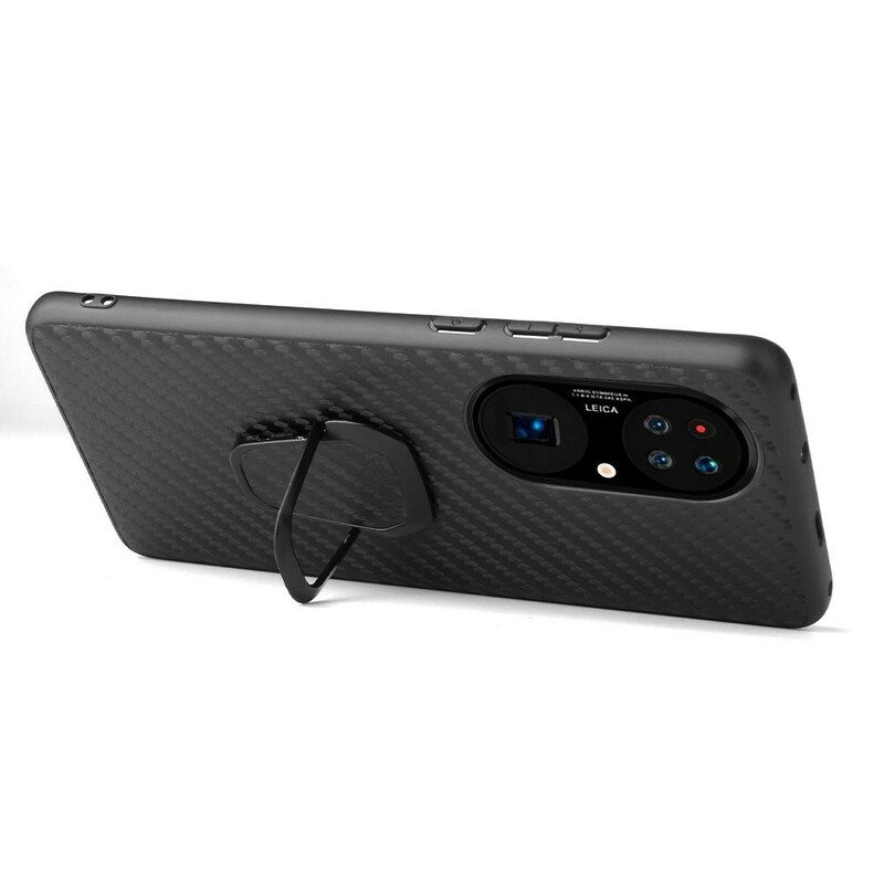 Handyhülle Für Huawei P50 Pro Ringhalter Im Schlangen-stil