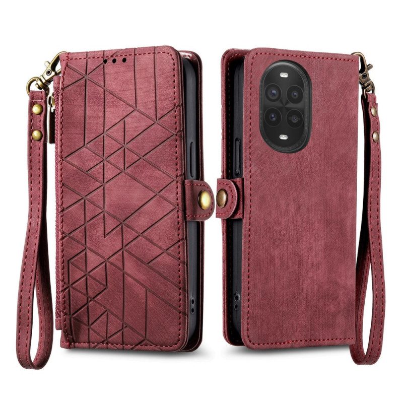 Lederhüllen Huawei Nova 13 Pro Geldbörse Mit Reißverschluss