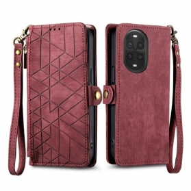 Lederhüllen Huawei Nova 13 Pro Geldbörse Mit Reißverschluss