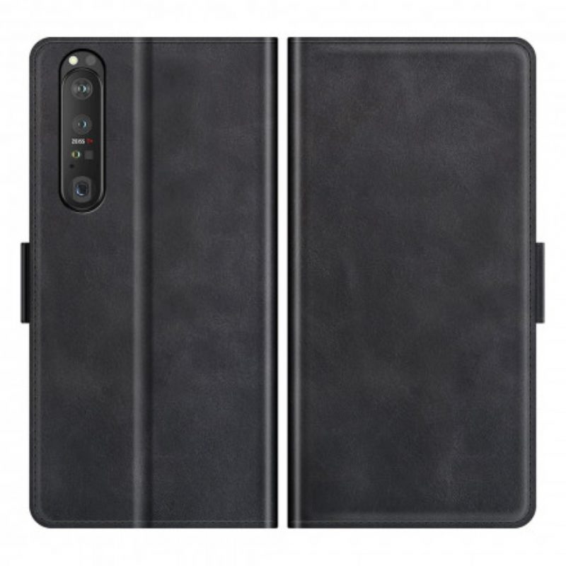 Flip Case Für Sony Xperia 1 III Flip Case Klassische Doppelklappe