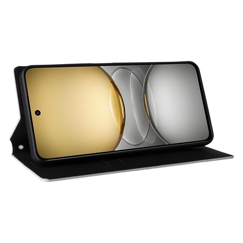 Flip Case Für Realme 14x 5g Rautenmuster