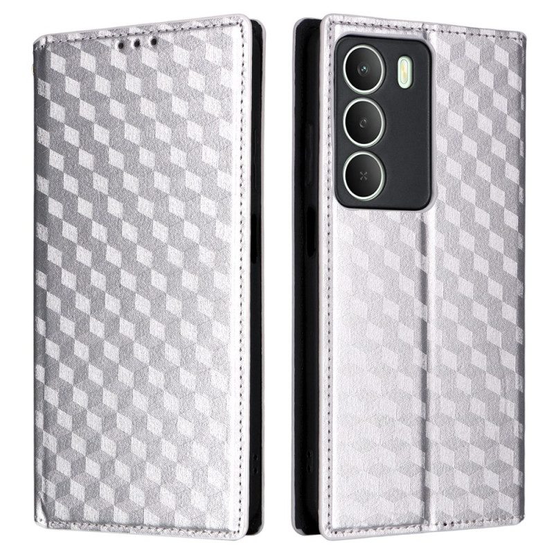 Flip Case Realme 14x 5g Rautenmuster