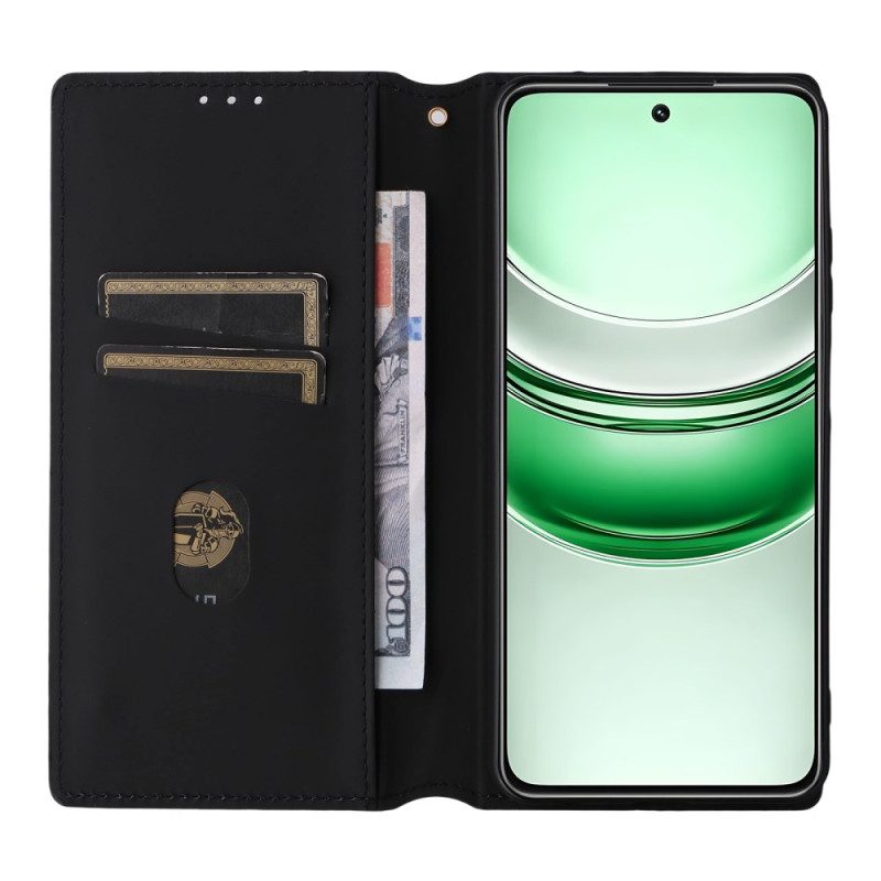 Flip Case Realme 14x 5g Rautenmuster