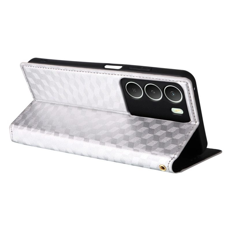 Flip Case Realme 14x 5g Rautenmuster