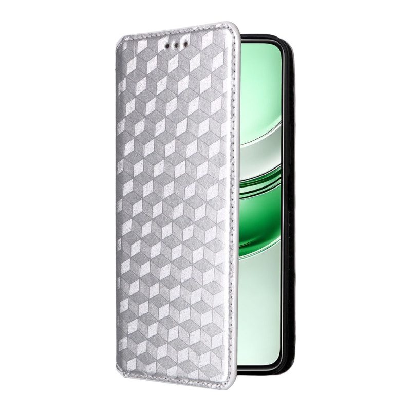 Flip Case Realme 14x 5g Rautenmuster