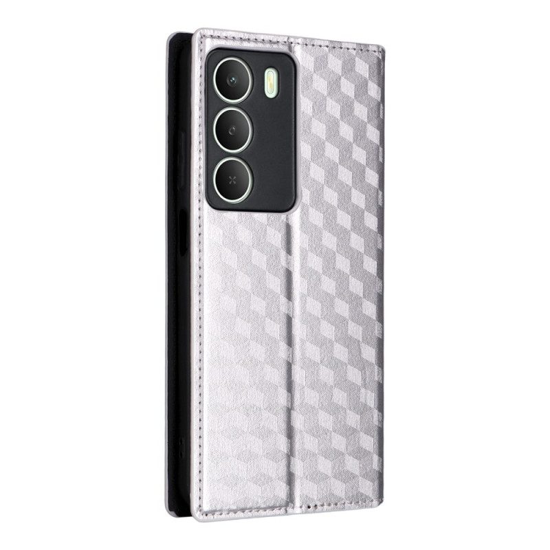 Flip Case Realme 14x 5g Rautenmuster