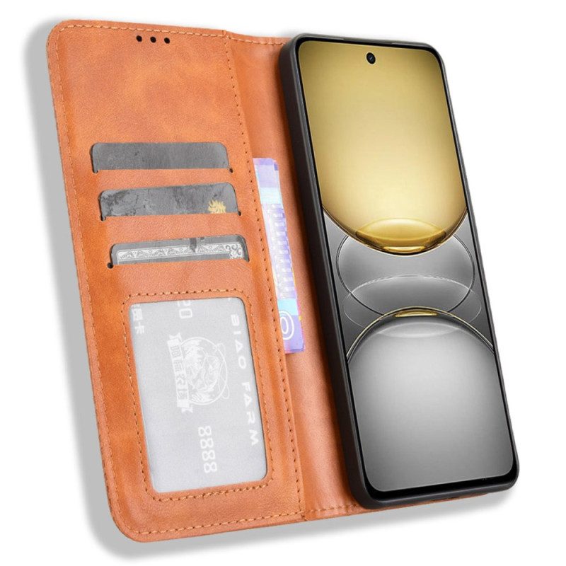 Flip Case Realme 14x 5g Vintage-rahmen