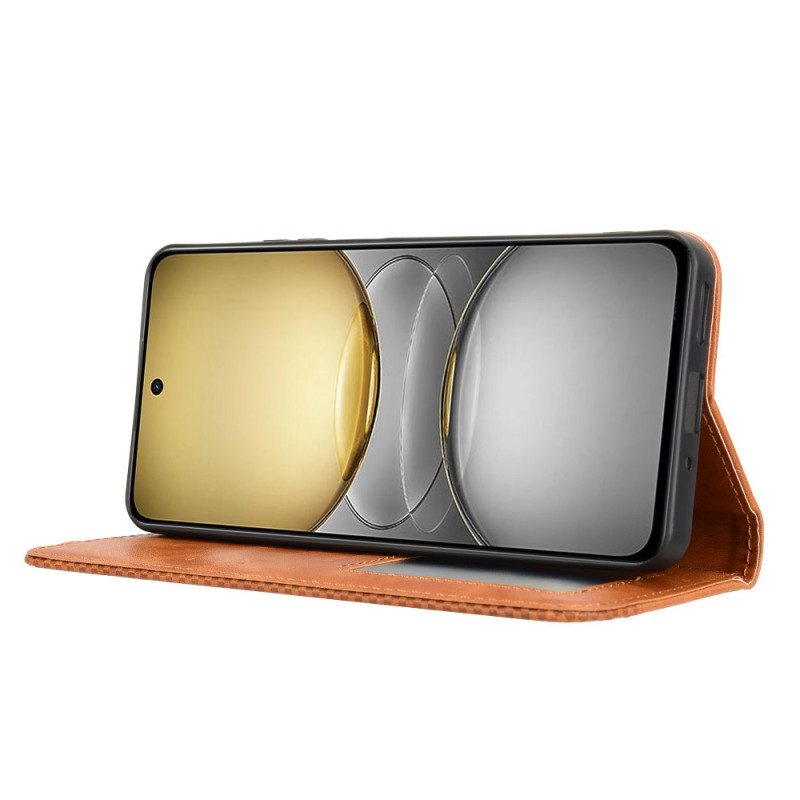 Flip Case Realme 14x 5g Vintage-rahmen