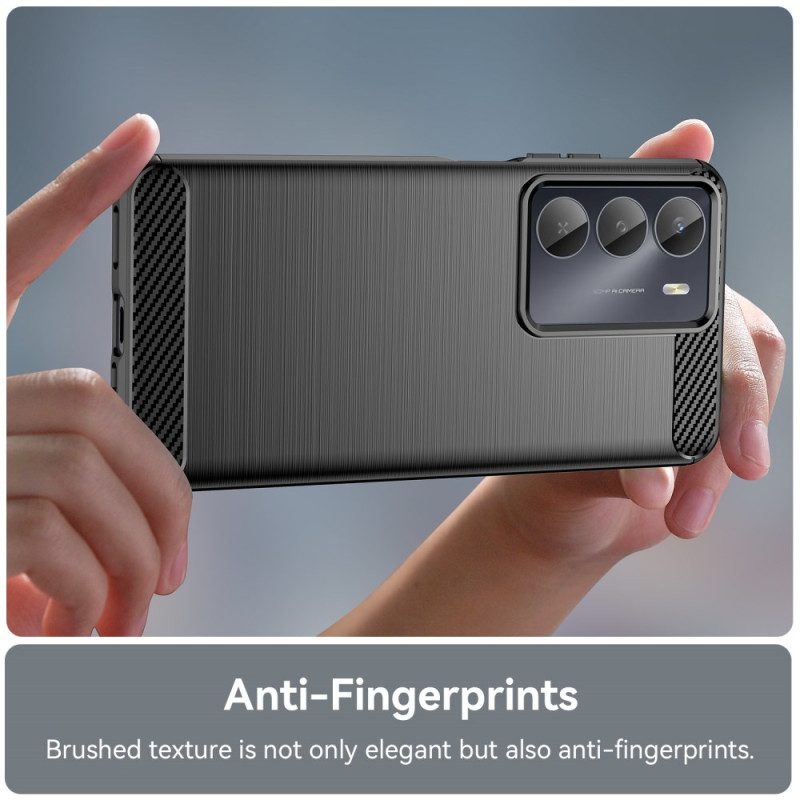Hülle Für Realme 14x 5g Gebürstete Kohlefaser