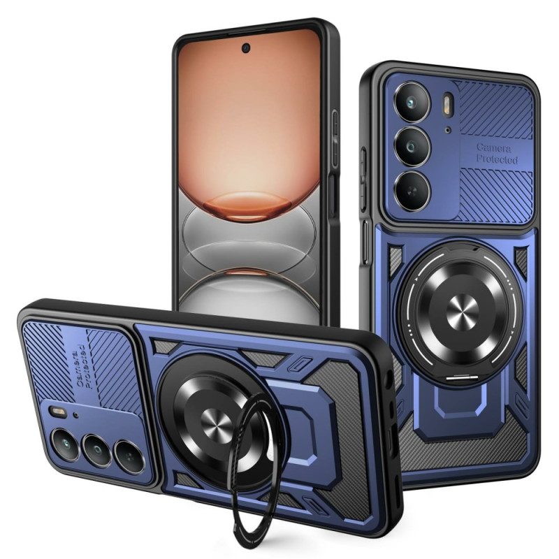 Hülle Für Realme 14x 5g Magnetisch Mit Drehbarem Ständer