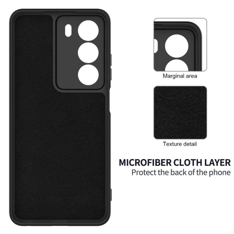 Hülle Realme 14x 5g Handyhülle Flüssigsilikon Mit Trageband