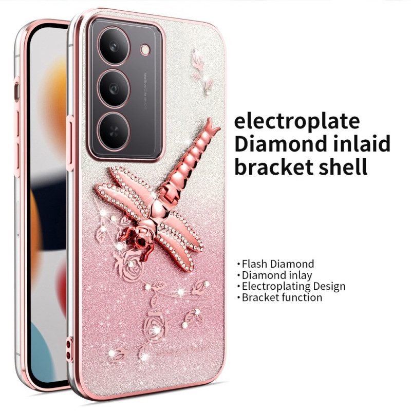 Hülle Realme 14x 5g Handyhülle Kadem Libellen-ringhalter