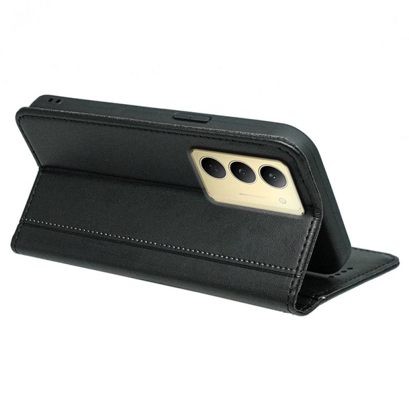 Lederhüllen Für Realme 14x 5g Paspelierung