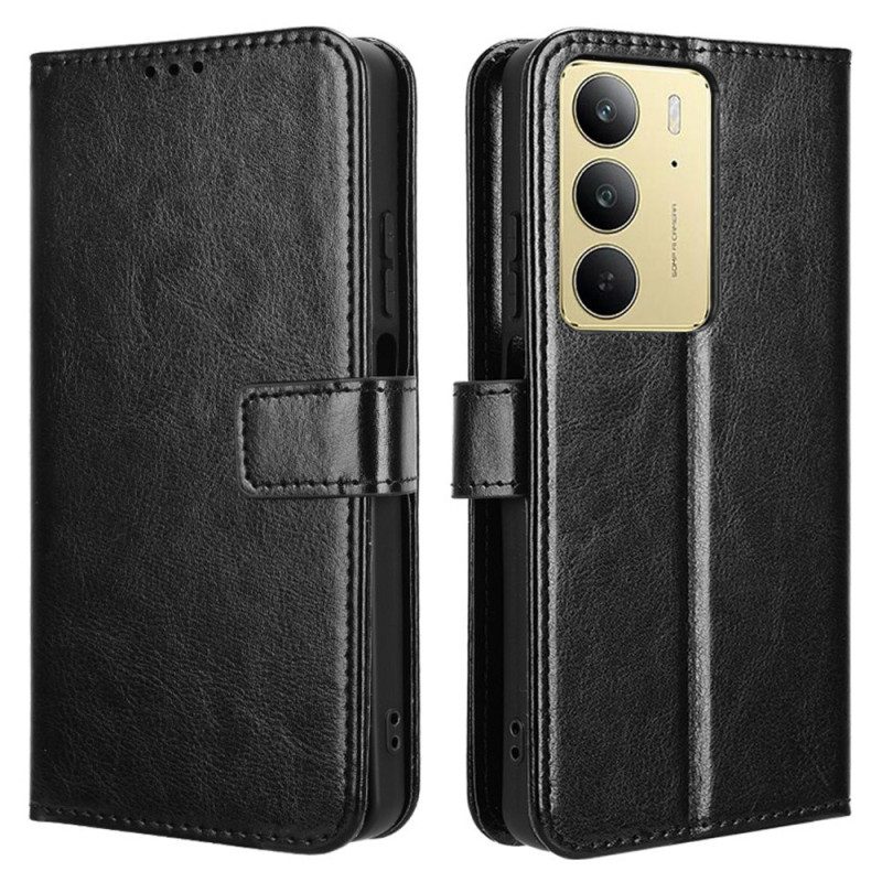 Lederhüllen Realme 14x 5g Handyhülle Auffälliges Kunstleder