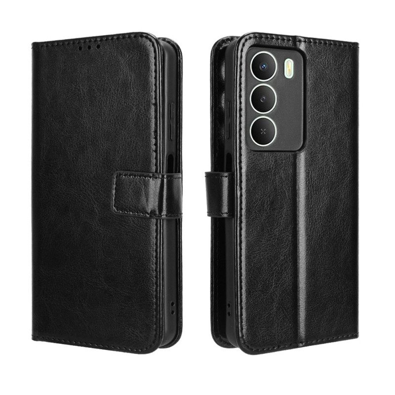 Lederhüllen Realme 14x 5g Handyhülle Glänzendes Kunstleder