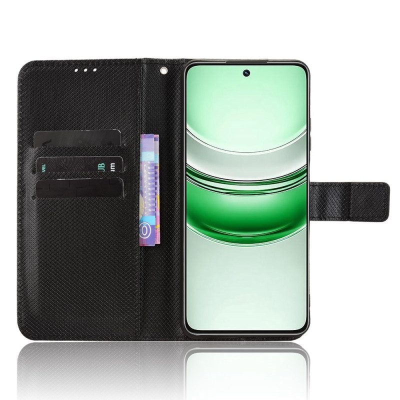 Lederhüllen Realme 14x 5g Handyhülle Rautenmuster