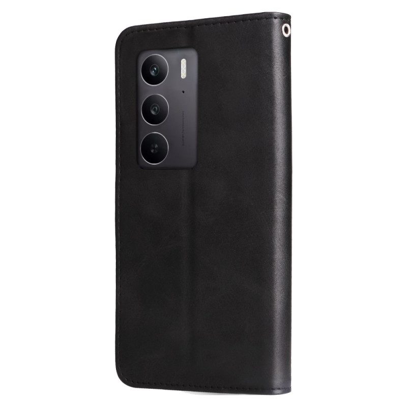 Lederhüllen Realme 14x 5g Reißverschlusstasche