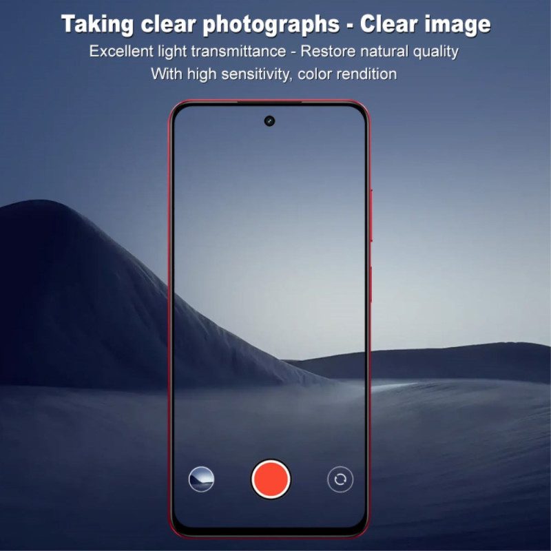 Linsenschutz Aus Gehärtetem Glas Für Realme 14x 5g (schwarze Version) Imak