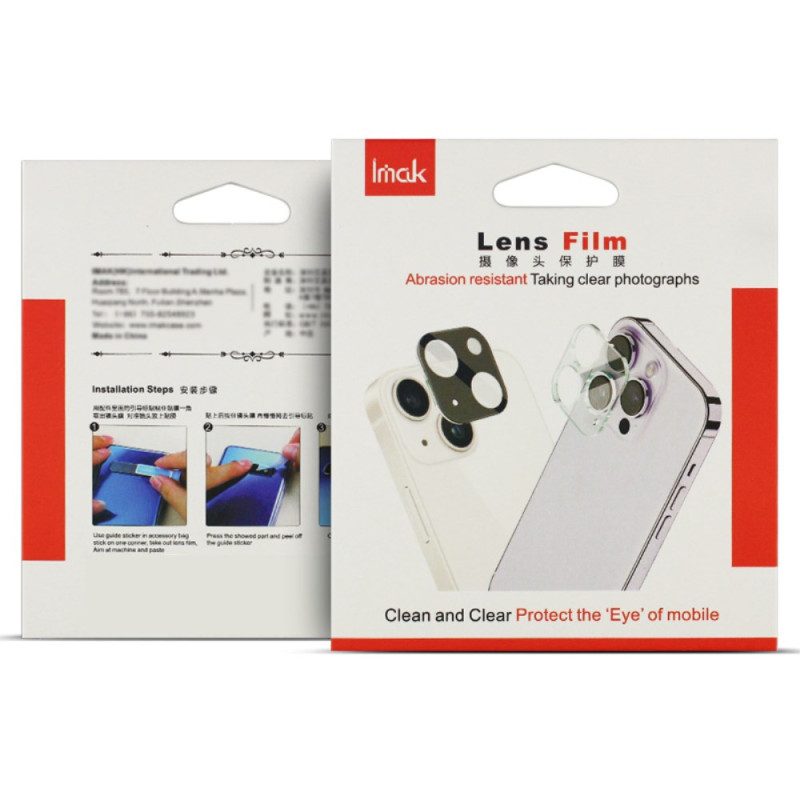 Linsenschutz Aus Gehärtetem Glas Für Realme 14x 5g (schwarze Version) Imak