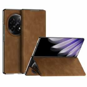 Case Für Oppo Find N5 Ledereffekt