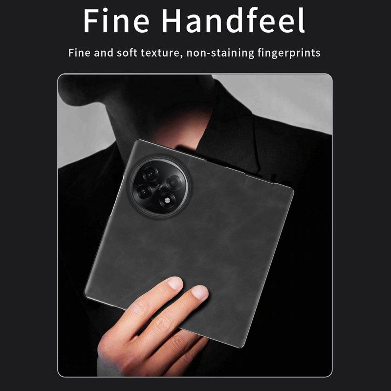 Case Für Oppo Find N5 Ledereffekt