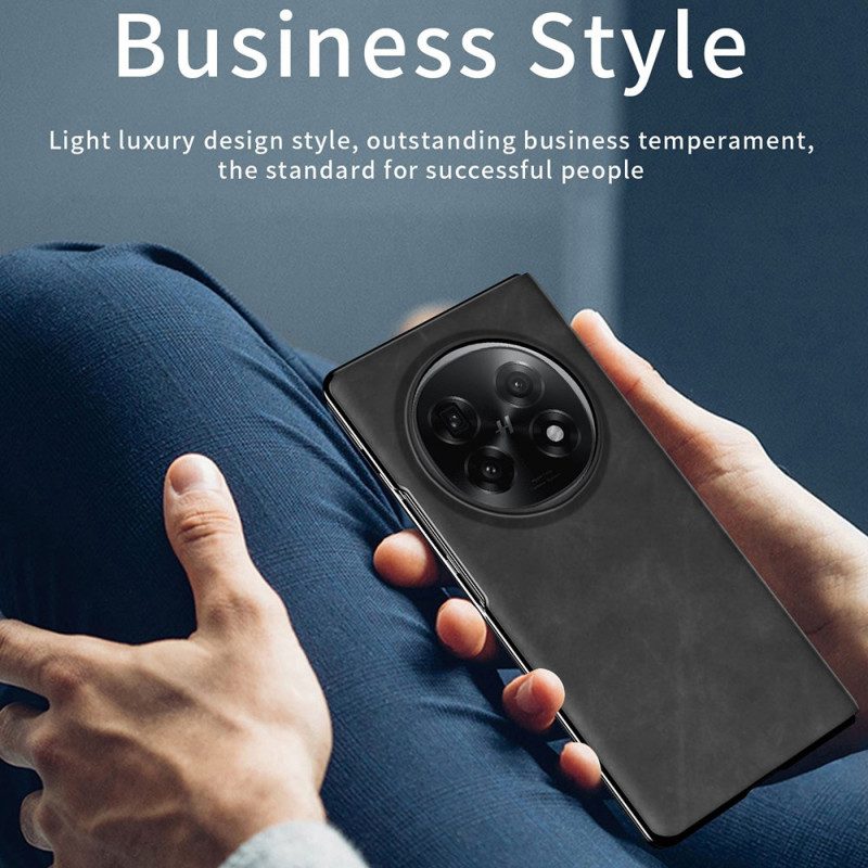 Case Für Oppo Find N5 Ledereffekt