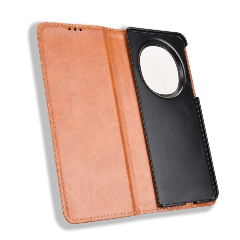 Flip Case Oppo Find N5 Vintage-rahmen