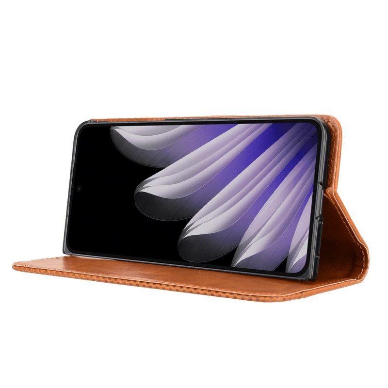 Flip Case Oppo Find N5 Vintage-rahmen