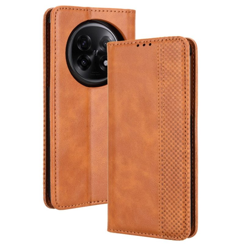 Flip Case Oppo Find N5 Vintage-rahmen