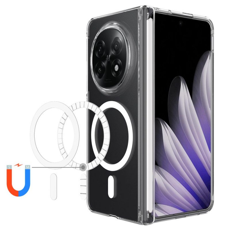 Hülle Für Oppo Find N5 Magnetisch Transparent