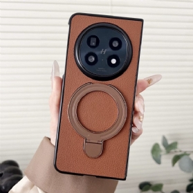 Hülle Für Oppo Find N5 Ringhalter Aus Kunstleder