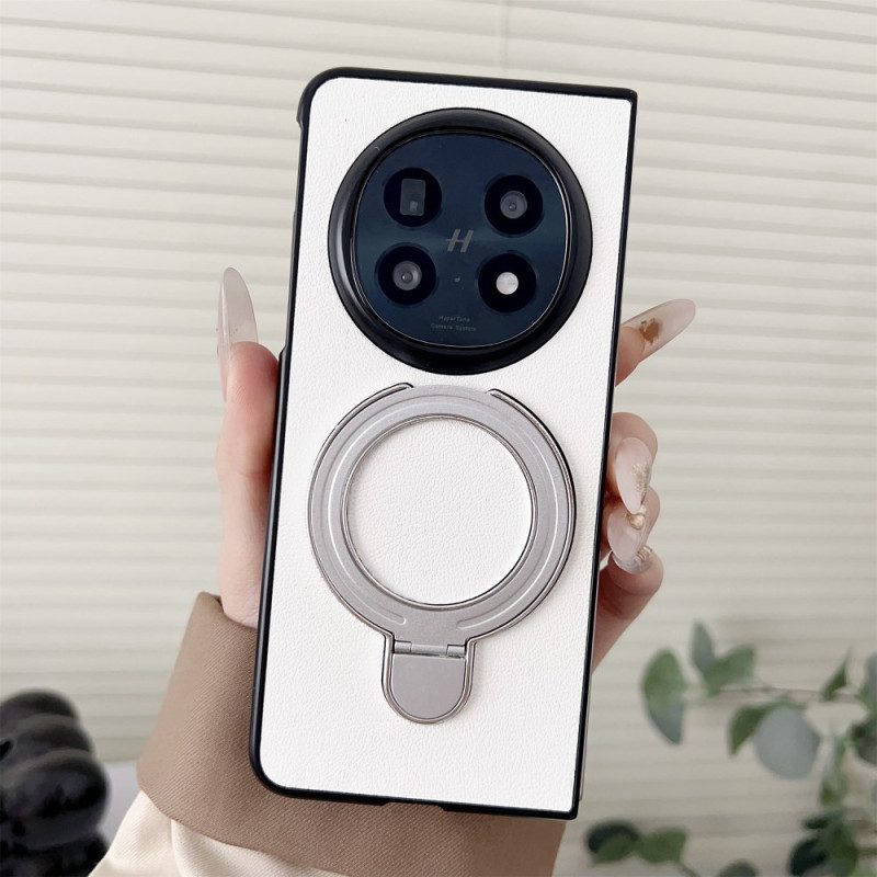 Hülle Für Oppo Find N5 Ringhalter Aus Kunstleder