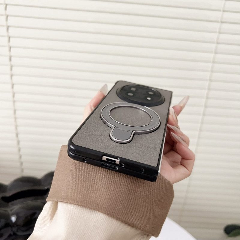 Hülle Für Oppo Find N5 Ringhalter Aus Kunstleder