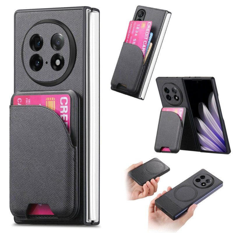 Hülle Oppo Find N5 Handyhülle Magnetisch Mit Ständer Und Abnehmbarer Tasche