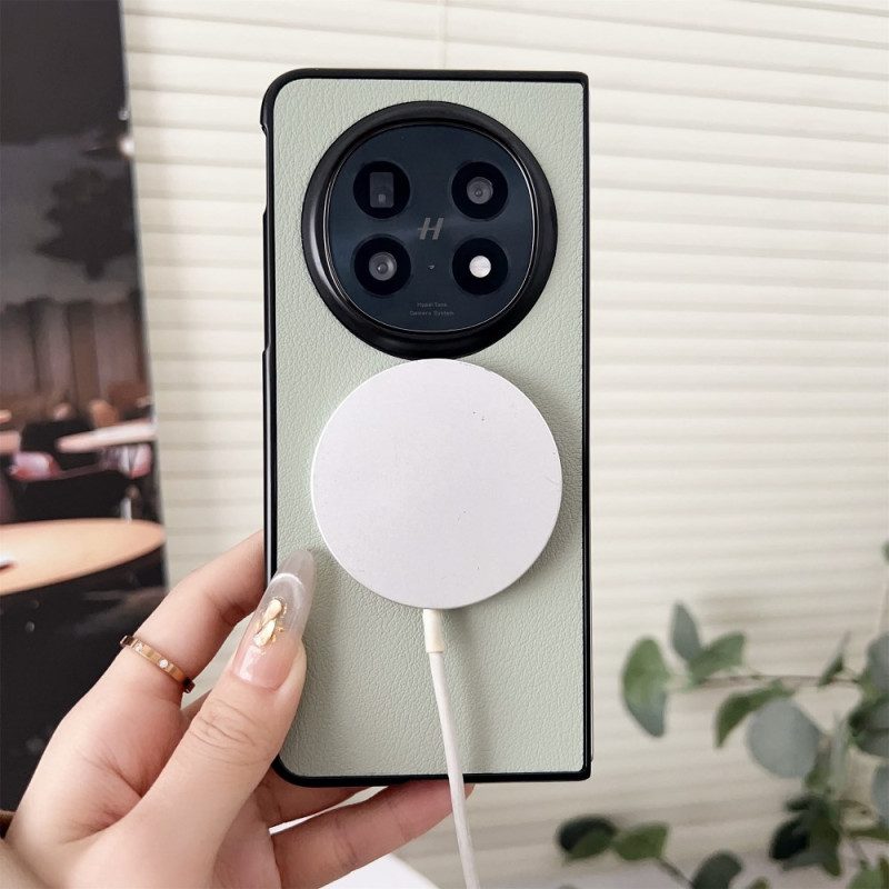 Hülle Oppo Find N5 Handyhülle Magsafe Kompatible Lederoptik